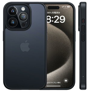 NIMASO P[X iPhone 15 Pro pX}zP[X ~ }bgdグ Sʕی ϏՌ ČRMILKi擾 CX[d  Jo[ Xgbvz[t ACtH 15 vi6.1C`jΉ X