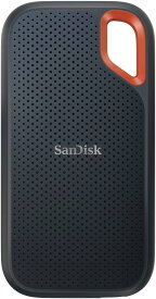 SanDisk SSD 外付け 500GB USB3.2Gen2 読出最大1050MB/秒 防滴防塵 SDSSDE61-500G-GH25 エクストリーム ポータブルSSD V2 Win Mac PS4 PS5 エコパッケージ 5年保証