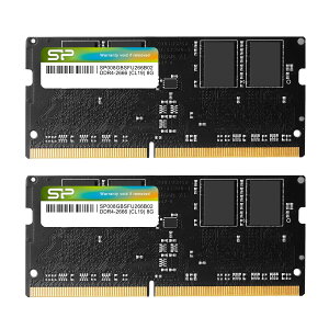 VRp[ m[gPCp DDR4-2666 (PC4-21300) 8GB×2 (16GB) 260Pin 1.2V CL19 MacΉ SP016GBSFU266B22