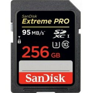 TfBXN Extreme PRO SDXCJ[h UHS-I U3/Class10 256GB kSDSDXPA-256G-JU3l