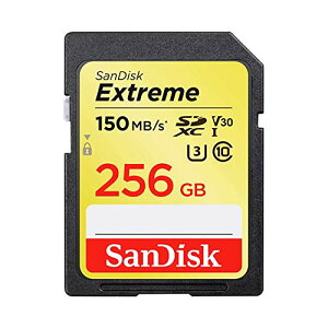 5Nۏ SanDisk TfBXN SDXC J[h 256GB Extreme UHS-I U3 V30Ή U3 / Class10 [sAi]