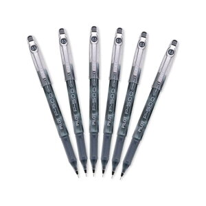 Pilot Precise P-500 �Q���C���N�{�[���y�� �ɍ� �u���b�N�C���N 6�{