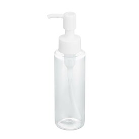 貝印(Kai Corporation) ポンプボトル100ml ボトル 化粧ボトル ぼとる 透明 容器 ポンプ ぽんぷ 旅行 トラベル YOU TIME (シャンプー・リンス等の使用に) 1個