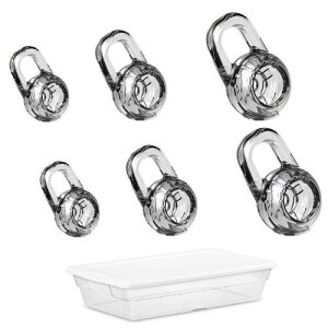 A-Focus �C���[�`�b�v PLANTRONICS Explorer 500 Explorer 110 �v�����g���j�N�X M70 M90 LBT-HPS05PCBK �� �u���[�g�D�[�X�w�b�h�Z�b�g�p �C���[�s�[�X �C���[�W�F�� ���[�P�[�X�t�� S/M/L 3�T�C�Y 6�Z�b�g �i3