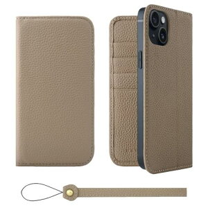 HANATORA iPhone15Plus �P�[�X �蒠�^ �{�v �X�}�z�P�[�X �X�}�z �X�^���h �X�g���b�v �t�� �V�������N�J�[�t���U�[ �M�t�g �x���g�Ȃ� �}�O�l�b�g�Ȃ� �O���[�W�� H0XA-15Plus-Grege