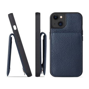 HANATORA iPhone15 �P�[�X �o���p�[�^ �{�v �X�}�z�P�[�X �X�}�z �J�[�h�|�P�b�g �X�^���h �V�����_�[�X�g���b�v �t�� �V�������N�J�[�t���U�[ �M�t�g �u���[�C���f�B�S SCPG-15-BlueIndigo