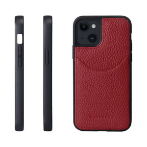 HANATORA iPhone15 �P�[�X �{�v �ϏՌ� �X�}�z�P�[�X �X�}�z �R�[�h�z���_�[ �t�� �V�������N�J�[�t���U�[ �M�t�g �}�O�l�b�g�Ȃ� ���b�h CPG-15-Red