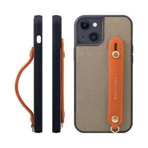 HANATORA iPhone15Plus �P�[�X �{�v �ϏՌ� �w�ʃx���g �X�}�z�P�[�X �X�}�z �X�^���h�@�\ �l�b�N �X�g���b�v �t�� �G���{�X���U�[ �M�t�g �}�O�l�b�g�Ȃ� �O���[�W��+�I�����W NGH-15Plus-Grege-OG