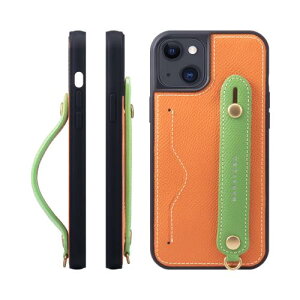 HANATORA iPhone15Plus �P�[�X �{�v �ϏՌ� �w�ʃx���g �J�[�h�|�P�b�g �X�}�z�P�[�X �X�}�z �X�^���h�@�\ �l�b�N �X�g���b�v �t�� �G���{�X���U�[ �M�t�g �}�O�l�b�g�Ȃ� �I�����W+�O���[�� NCGH-15P