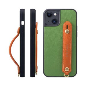 HANATORA iPhone15Plus �P�[�X �{�v �ϏՌ� �w�ʃx���g �X�}�z�P�[�X �X�}�z �X�^���h�@�\ �l�b�N �X�g���b�v �t�� �G���{�X���U�[ �M�t�g �}�O�l�b�g�Ȃ� ���F�[���N���P�b�g+�I�����W NGH-15Plus-Vert