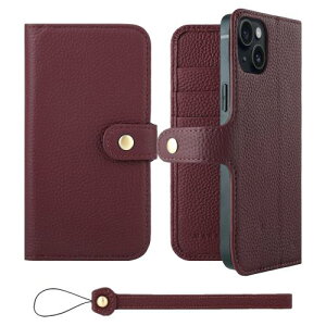 HANATORA iPhone15Plus P[X 蒠^ {v X}zP[X X}z X^h Xgbv t VNJ[tU[ Mtg xg }OlbgȂ C H0XB-15Plus-Wine