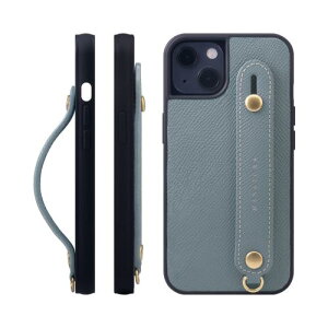HANATORA iPhone15 �P�[�X �{�v �ϏՌ� �w�ʃx���g �X�}�z�P�[�X �X�}�z �X�^���h�@�\ �l�b�N �X�g���b�v �t�� �G���{�X���U�[ �M�t�g �}�O�l�b�g�Ȃ� �u���[ ���� NGH-15-Bluelin