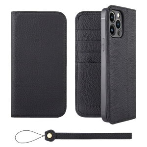 HANATORA iPhone13ProMax �P�[�X �蒠�^ �{�v �X�}�z�P�[�X �X�}�z �X�^���h �X�g���b�v �t�� �V�������N�J�[�t���U�[ �M�t�g �x���g�Ȃ� �}�O�l�b�g�Ȃ� �u���b�N H0XA-13ProMax-Black