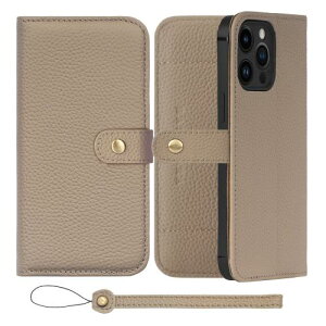 HANATORA iPhone15ProMax �P�[�X �蒠�^ �{�v �X�}�z�P�[�X �X�}�z �X�^���h �X�g���b�v �t�� �V�������N�J�[�t���U�[ �M�t�g �x���g���� �}�O�l�b�g�Ȃ� �O���[�W�� H1SPB-15ProMax-Grege