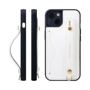 HANATORA iPhone15 P[X {v ϏՌ wʃxg J[h|Pbg X}zP[X X}z X^h@\ lbN Xgbv t G{XU[ Mtg }OlbgȂ zCg NCGH-15-White