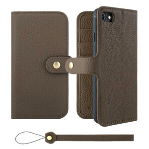 HANATORA iPhone8 7 SE3 SE2 (3 2) P[X 蒠^ {v X}zP[X X}z X^h Xgbv t VNJ[tU[ Mtg xg }OlbgȂ g[v H0XB-8SE-Taupe
