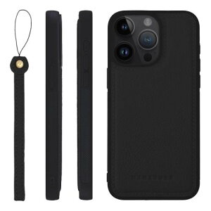 HANATORA iPhone15ProMax �P�[�X �{�v �ϏՌ� �o���p�[�^ �X�}�z�P�[�X �X�}�z �X�g���b�v �t�� �V�������N���U�[ �M�t�g �u���b�N SPGGZ-15ProMax-Black