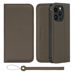 HANATORA iPhone15ProMax �P�[�X �蒠�^ �{�v �X�}�z�P�[�X �X�}�z �X�^���h �X�g���b�v �t�� �V�������N�J�[�t���U�[ �M�t�g �x���g�Ȃ� �}�O�l�b�g�Ȃ� �g�[�v H1SPA-15ProMax-Taupe