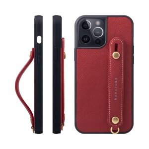 HANATORA iPhone15ProMax �P�[�X �{�v �ϏՌ� �w�ʃx���g �X�}�z�P�[�X �X�}�z �X�^���h�@�\ �l�b�N �X�g���b�v �t�� �G���{�X���U�[ �M�t�g �}�O�l�b�g�Ȃ� ���b�h NGH-15ProMax-Red