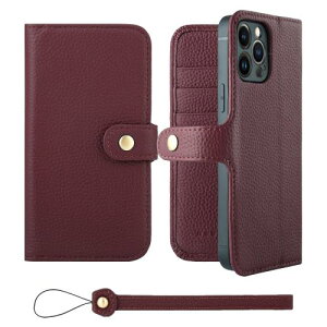 HANATORA iPhone13ProMax P[X 蒠^ {v X}zP[X X}z X^h Xgbv t VNJ[tU[ Mtg xg }OlbgȂ C H0XB-13ProMax-Wine