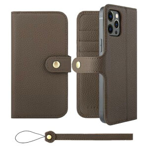 HANATORA iPhone12ProMax P[X 蒠^ {v X}zP[X X}z X^h Xgbv t VNJ[tU[ Mtg xg }OlbgȂ g[v H0XB-12ProMax-Taupe