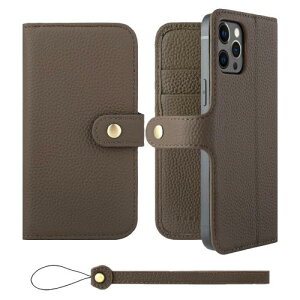 HANATORA iPhone12Pro P[X 蒠^ {v X}zP[X X}z X^h Xgbv t VNJ[tU[ Mtg xg }OlbgȂ g[v H0XB-12Pro-Taupe