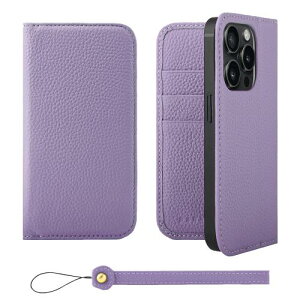 HANATORA iPhone15Pro �P�[�X �蒠�^ �{�v �X�}�z�P�[�X �X�}�z �X�^���h �X�g���b�v �t�� �V�������N�J�[�t���U�[ �M�t�g �x���g�Ȃ� �}�O�l�b�g�Ȃ� �p�[�v�� H0XA-15Pro-Purple