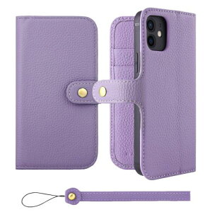 HANATORA iPhone12 P[X 蒠^ {v X}zP[X X}z X^h Xgbv t VNJ[tU[ Mtg xg }OlbgȂ p[v H0XB-12-Purple