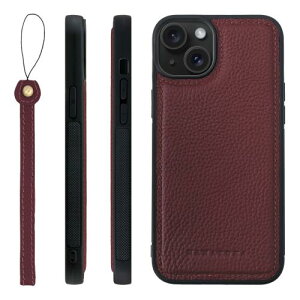 HANATORA iPhone15Plus �P�[�X �{�v �ϏՌ� �o���p�[�^ �X�}�z�P�[�X �X�}�z �X�g���b�v �t�� �V�������N���U�[ �M�t�g ���C�� SPGGZ-15Plus-Wine