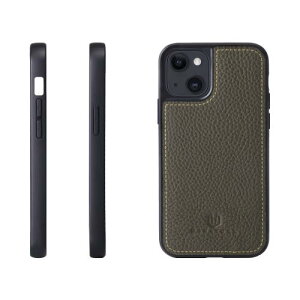 HANATORA iPhone12mini P[X {v ϏՌ X}zP[X X}z R[hz_[ t VNJ[tU[ Mtg op[^ }OlbgȂ I[uO[ SPG-12Mini-OliveGray