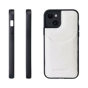 HANATORA iPhone15 �P�[�X �{�v �ϏՌ� �X�}�z�P�[�X �X�}�z �R�[�h�z���_�[ �t�� �V�������N�J�[�t���U�[ �M�t�g �}�O�l�b�g�Ȃ� �z���C�g CPG-15-White