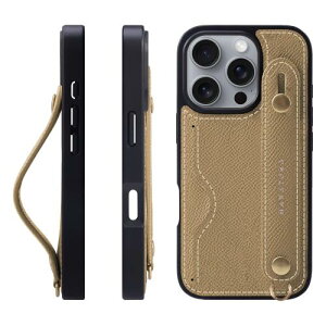 HANATORA iPhone16Pro �P�[�X �{�v �ϏՌ� �w�ʃx���g �J�[�h�|�P�b�g �X�}�z�P�[�X �X�}�z �X�^���h�@�\ �l�b�N �X�g���b�v �t�� �G���{�X���U�[ �M�t�g �}�O�l�b�g�Ȃ� �g�[�v NCGH-16Pro-Taupe
