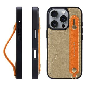 HANATORA iPhone16Pro �P�[�X �{�v �ϏՌ� �w�ʃx���g �J�[�h�|�P�b�g �X�}�z�P�[�X �X�}�z �X�^���h�@�\ �l�b�N �X�g���b�v �t�� �G���{�X���U�[ �M�t�g �}�O�l�b�g�Ȃ� �O���[�W��+�I�����W NCGH-1