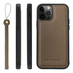 HANATORA iPhone12 12Pro �P�[�X �{�v �ϏՌ� �o���p�[�^ �X�}�z�P�[�X �X�}�z �X�g���b�v �t�� �V�������N���U�[ �M�t�g �g�[�v SPGGZ-12Pro-Taupe
