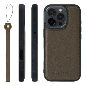 HANATORA iPhone16Pro �P�[�X �{�v �ϏՌ� �o���p�[�^ �X�}�z�P�[�X �X�}�z �X�g���b�v �t�� �V�������N���U�[ �M�t�g �g�[�v SPGGZ-16Pro-Taupe