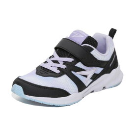 [シュンソク] スニーカー キッズ 男の子 女の子 子供靴 幅広 軽量 15~25cm 3E 2E SJJ 6380 6390 6400 6410 6420 9570 ブラックマルチ 19.0 cm