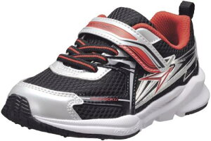 [�V�����\�N] �X�j�[�J�[ �L�b�Y �j�̎q �q���C ���L �y�� 16~25cm 3E SJC 1550 �u���b�N/�V���o�[ 23.0 cm