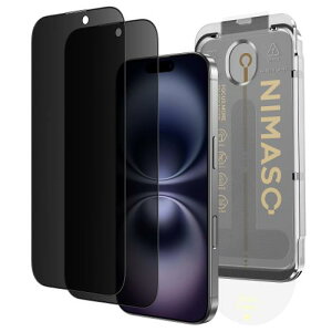 NIMASO `h~ iPhone 16 Plusp KXtB Sʕی  o KX \tȒP یtB wh~ KChgt 2Zbg ACtH 16 vX(6.7C`)Ή DSP24