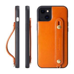 HANATORA iPhone15Plus �P�[�X �{�v �ϏՌ� �w�ʃx���g �X�g���b�v�����O �X�}�z�P�[�X �X�}�z �X�^���h�@�\ �l�b�N�X�g���b�v �t�� �C�^���A�����U�[ �M�t�g �}�O�l�b�g�Ȃ� �I�����W TGH-15Plus-Orang