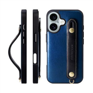 HANATORA iPhone16 P[X {v ϏՌ wʃxg XgbvO X}zP[X X}z X^h@\ lbNXgbv t C^AU[ Mtg }OlbgȂ u[+ubN TGH-16-Blu