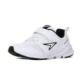 [シュンソク] スニーカー キッズ 男の子 女の子 子供靴 幅広 軽量 15~25cm 3E 2E SJJ 6380 6390 6400 6410 6420 9570 ホワイト/ブラック 20.0 cm