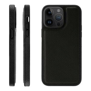 HANATORA for iPhone 14ProMax �P�[�X �{�v �ϏՌ� �o���p�[�^ �X�}�z�P�[�X �X�}�z ���ʖ{�v �V�������N���U�[ �M�t�g �u���b�N WPG-14ProMax-Black