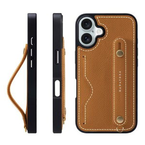 HANATORA iPhone16Plus �P�[�X �{�v �ϏՌ� �w�ʃx���g �J�[�h�|�P�b�g �X�}�z�P�[�X �X�}�z �X�^���h�@�\ �l�b�N �X�g���b�v �t�� �G���{�X���U�[ �M�t�g �}�O�l�b�g�Ȃ� �L�������� NCGH-16Plus-Carame