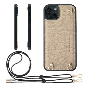 HANATORA iPhone15Plus �P�[�X MagSafe �Ή� �{�v �ϏՌ� �o���p�[�^ �X�}�z�P�[�X �X�}�z �L�[�����O�t�� �V�����_�[�X�g���b�v�t�� �V�������N���U�[ �M�t�g �}�O�Z�[�t�Ή� �O���[�W�� D3GZ-15Plus-Gre