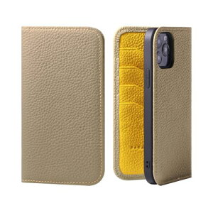 HANATORA iPhone15ProMax �P�[�X �蒠�^ �{�v �X�}�z�P�[�X �X�}�z �X�^���h �R�[�h�z���_�[ �t�� �V�������N�J�[�t���U�[ �M�t�g �}�O�l�b�g�Ȃ� �O���[�W�� + �C�G���[ PH-15ProMax-Grege-YL