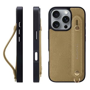 HANATORA iPhone16Pro �P�[�X �{�v �ϏՌ� �w�ʃx���g �X�}�z�P�[�X �X�}�z �X�^���h�@�\ �l�b�N �X�g���b�v �t�� �G���{�X���U�[ �M�t�g �}�O�l�b�g�Ȃ� �O���[�W�� NGH-16Pro-Grege