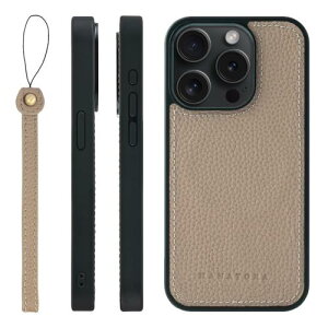 HANATORA iPhone15Pro �P�[�X ���͋��� MagSafe �Ή� �{�v �ϏՌ� �o���p�[�^ �X�}�z�P�[�X �X�}�z �X�g���b�v �t�� �V�������N���U�[ �M�t�g �}�O�Z�[�t�Ή� �O���[�W�� UMSGZ-15Pro-Grege