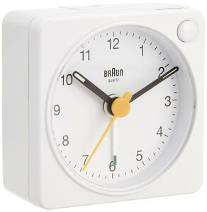 BRAUN^uE uv A[NbN Cgt BC02XW Classic Analog Alarm Clock KAi zCg e[uNbN