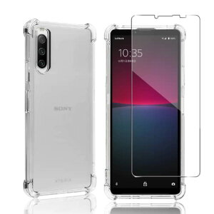 Wekrsu Ή Xperia 10 IV SO-52C / SOG07 p P[X + KXtB _ TPU Jo[ S UMH ςɂ {Ɏq tB KX dx9H ߗ Uh [ SʕیJo[ Ϗ