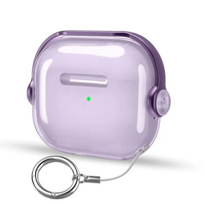 HEIGKOIK 2024�N����Airpods 4 �P�[�X AirPods ��4���� �P�[�X TPU ���� ���b�N�t�� �����[�d�\ �ϏՌ� �y�� �L�Y�h�~ ������� ���C�����X�[�d�Ή� �J���r�i�t�� Airpods 4 �Ή� �ی�J�o�[ �X�^���h�@